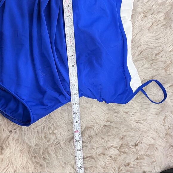 Miraclesuit Blue Swimsuit - Picture 7 of 8